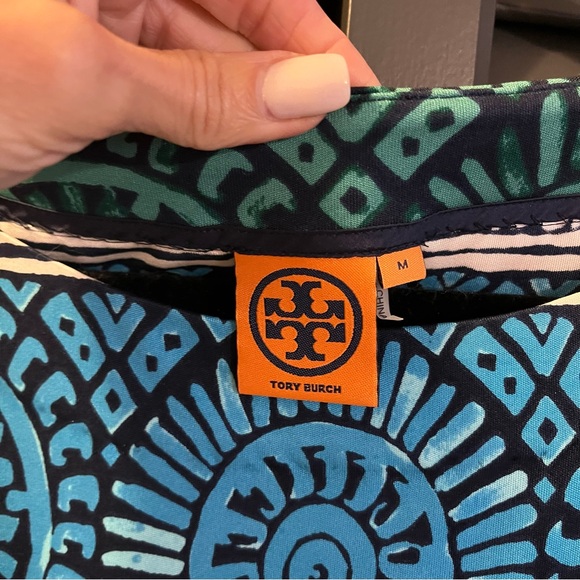 Tory Burch Silk Print Dress. Size M. - Picture 4 of 6